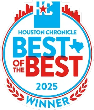 Houston Chronicle Best of the Best 2025 Winner logo.